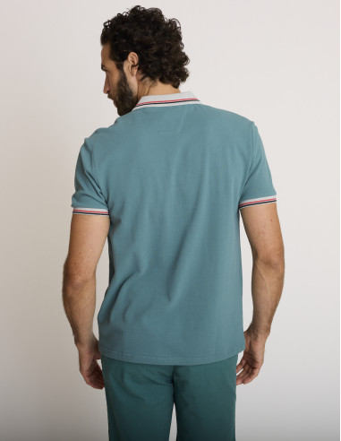 Polo de algodón verde LASUPER