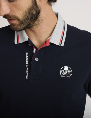 Polo coton bleu marine LASUPER