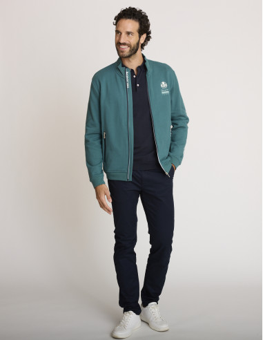 Chaleco con cremallera de algodón GEMMA