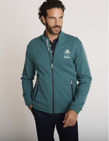 Chaleco con cremallera de algodón GEMMA