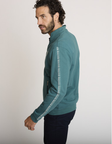 Chaleco con cremallera de algodón GEMMA