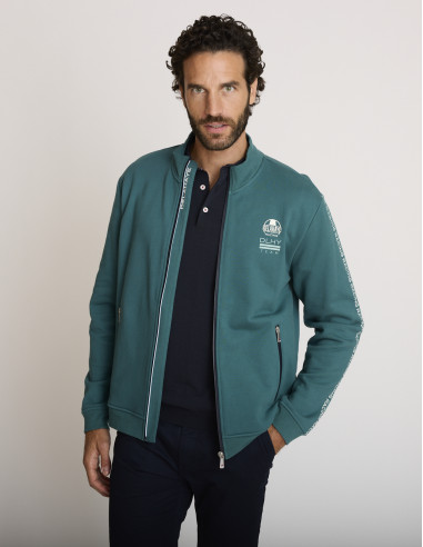 Chaleco con cremallera de algodón GEMMA