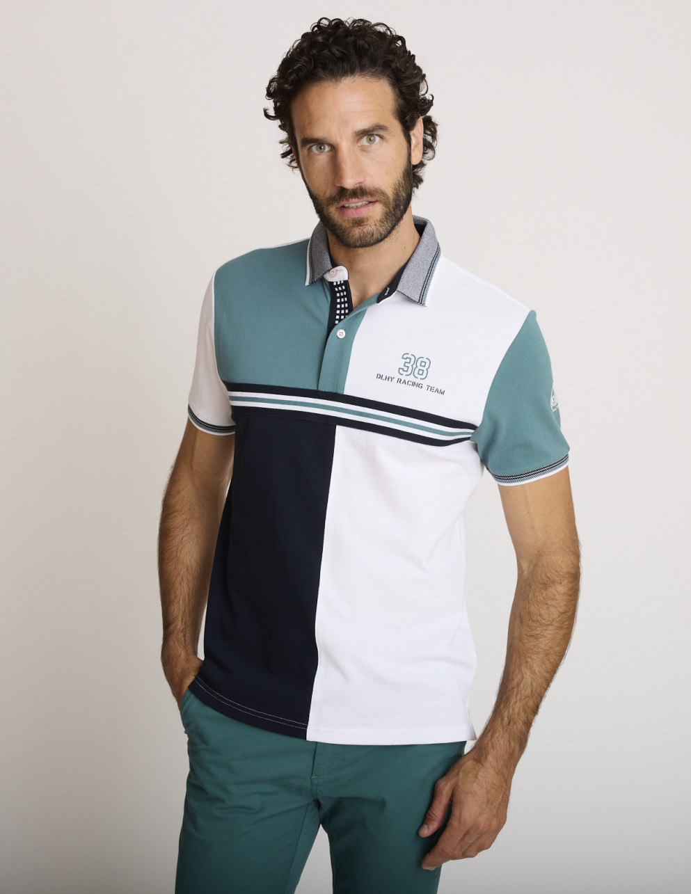 Polo deportivo de algodón...