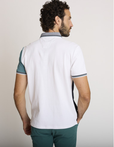 Polo sport en coton blanc LUCIDI