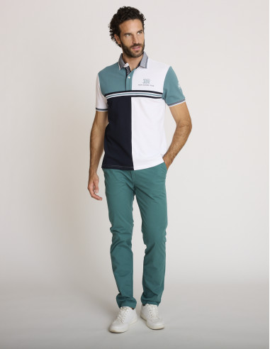 Polo sport en coton blanc LUCIDI