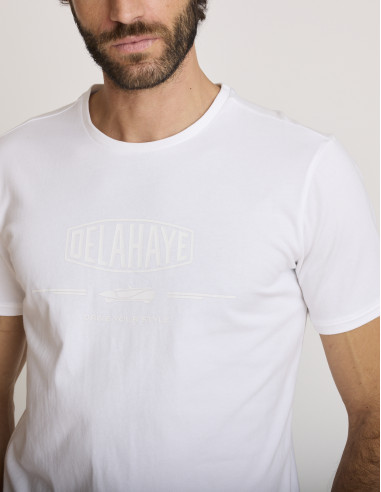 Camiseta de algodón blanco LOVUSANTU