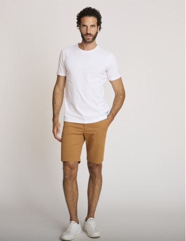 Camiseta de algodón blanco LOVUSANTU