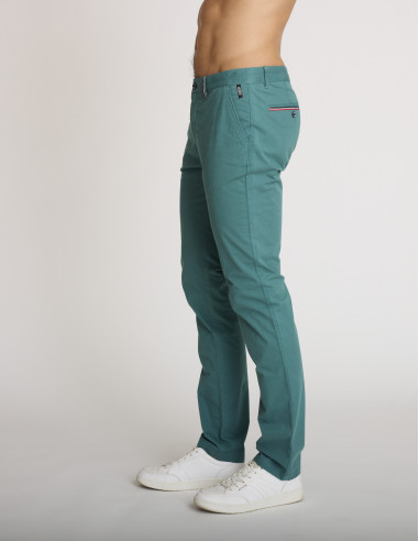 Pantalon en coton vert PARULINE