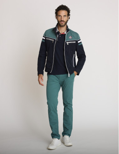 Pantaloni in cotone verde PARULINE