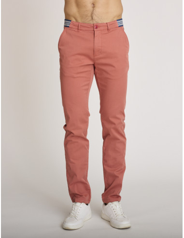 Pantaloni in cotone elasticizzato...