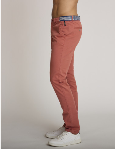 Pantaloni in cotone elasticizzato...