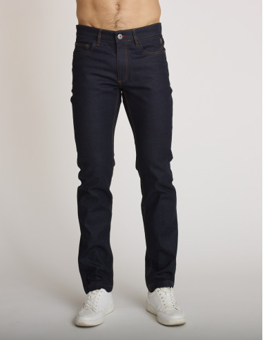 Jean denim  coupe ajustée indigo JARDON