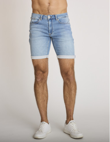 Pantalones cortos vaqueros azul claro...