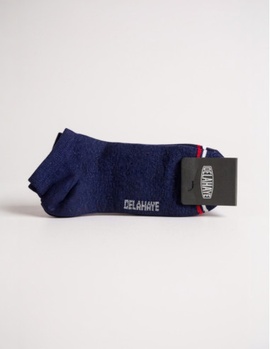 Calzini bassi in cotone blu navy ANOLIS