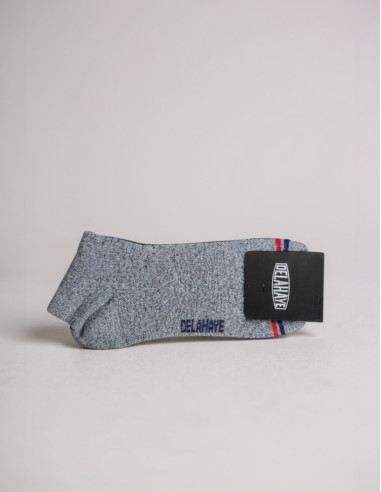 Chaussettes en coton gris ANOLIS