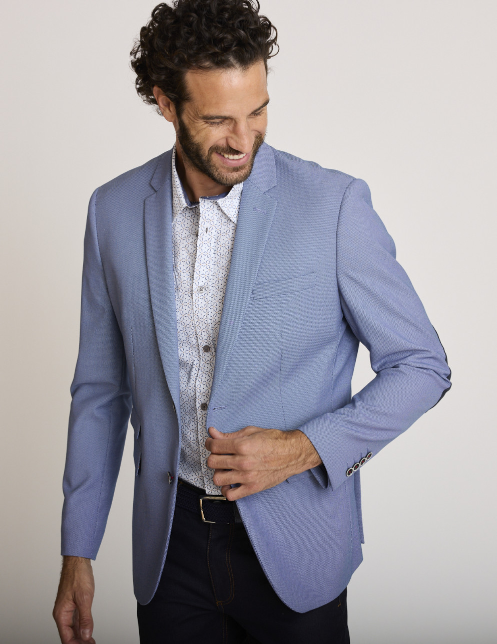 Blazer bleu clair VICTOR