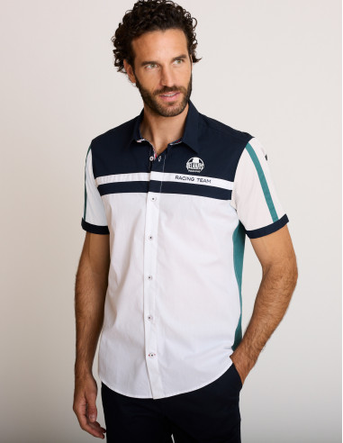 Chemise coton verte CAPELLA