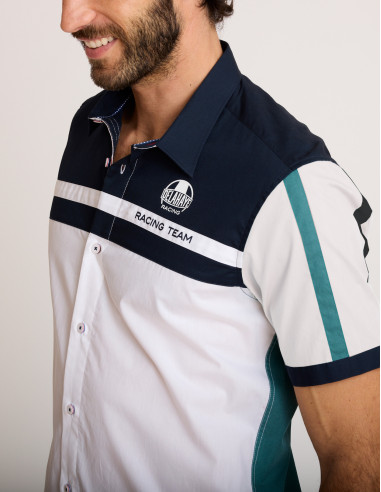 Chemise coton verte CAPELLA