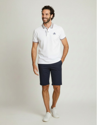 Polo in cotone bianco LASUPER