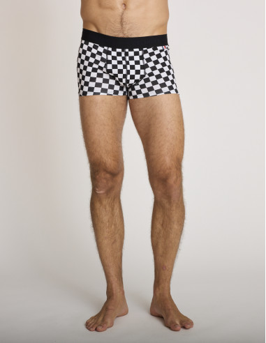 Set di 3 boxer in cotone bianco e...