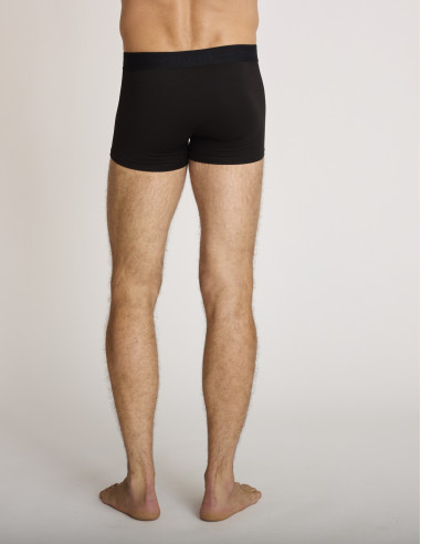 Lot 3 boxers en coton noir et blanc...