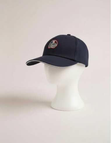 Casquette en coton bleu marine AUROCH