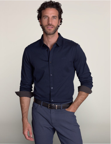 Chemise COLDORNON  Bleu marine