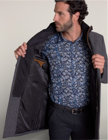 Giacca / giacca lunga p Charcoal