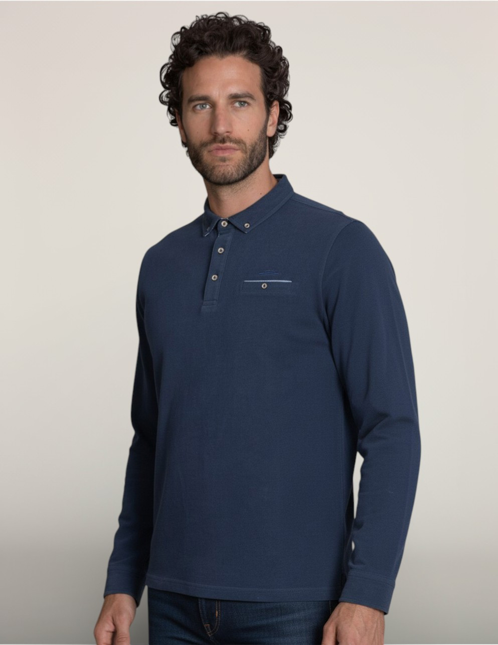 Polo LUNEVILLE Bleu nuit