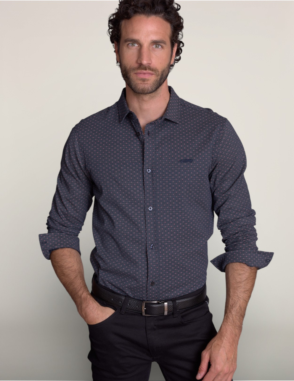 Camisa «Azul noche»