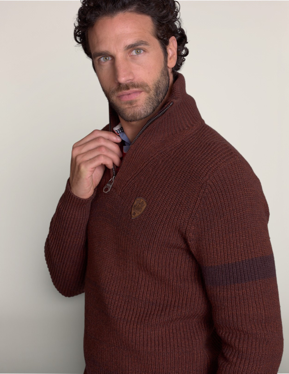 Pull TABEILLE Marron