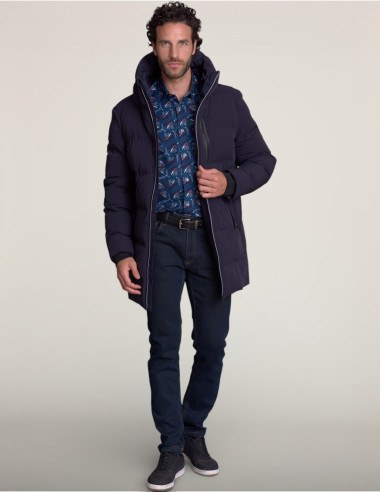 Parka Bleu DUSOMAN  Bleu marine