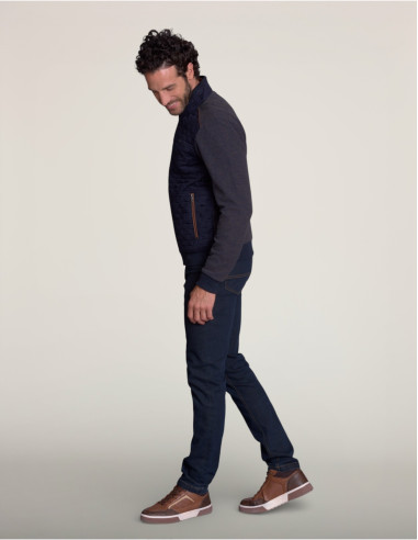 Gilet matelasse Brun