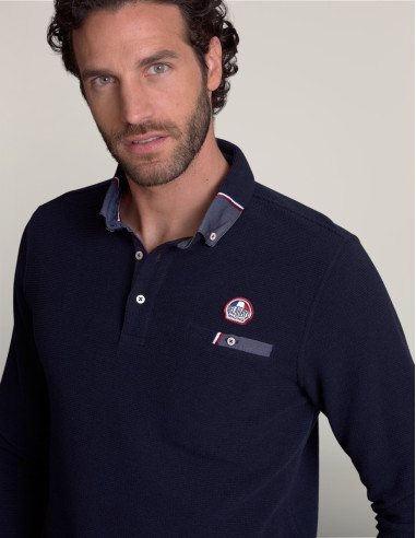 Polo LISPACH Bleu marine