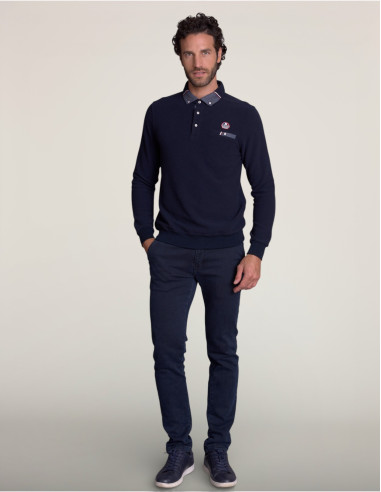 Polo LISPACH Bleu marine