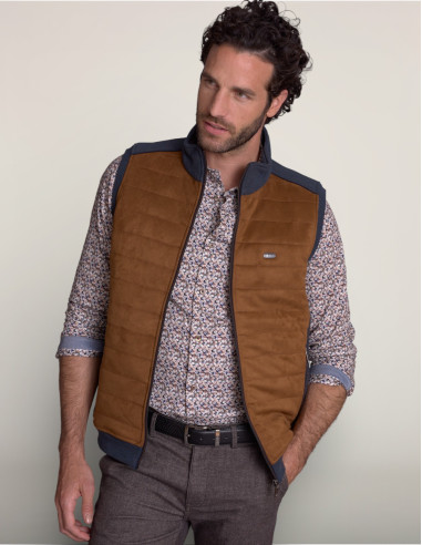 Gilet sans manches GRANDBORNAND Marron