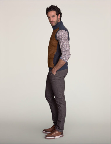 Gilet sans manches GRANDBORNAND Marron