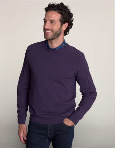 Pull TRANQUILLE Violet foncé
