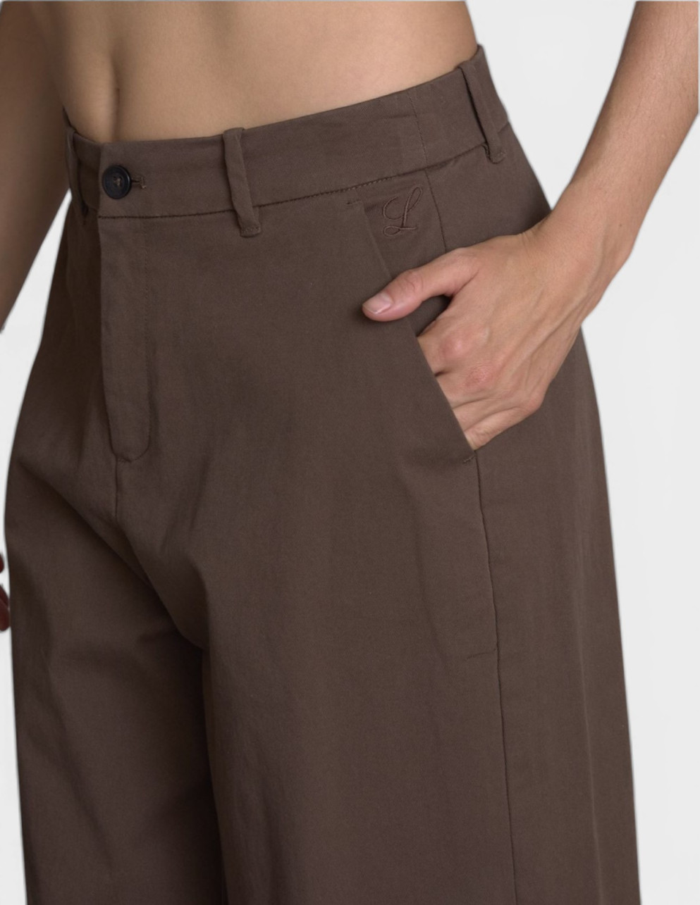 Pantalon PRAGEL Marron