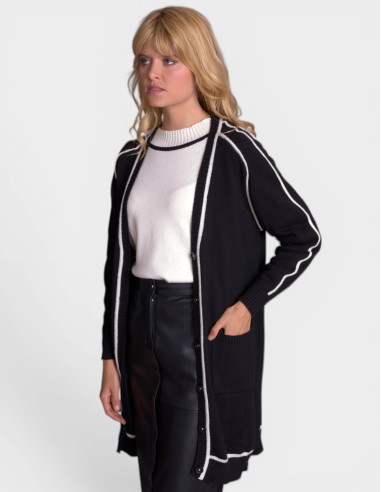 Gilet long GOLERON Noir