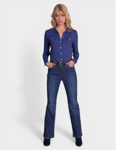 Chemise Electric blue