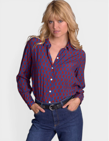 Chemise Electric blue