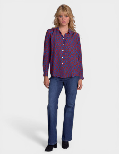 Chemise Electric blue