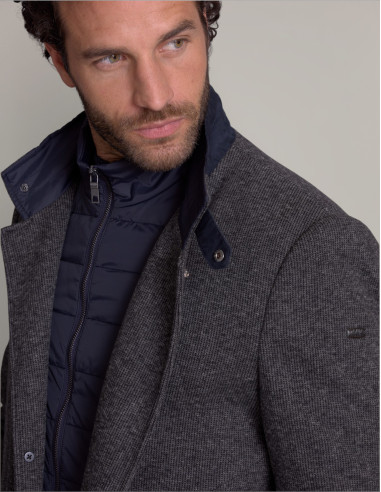 Manteau Gris chine