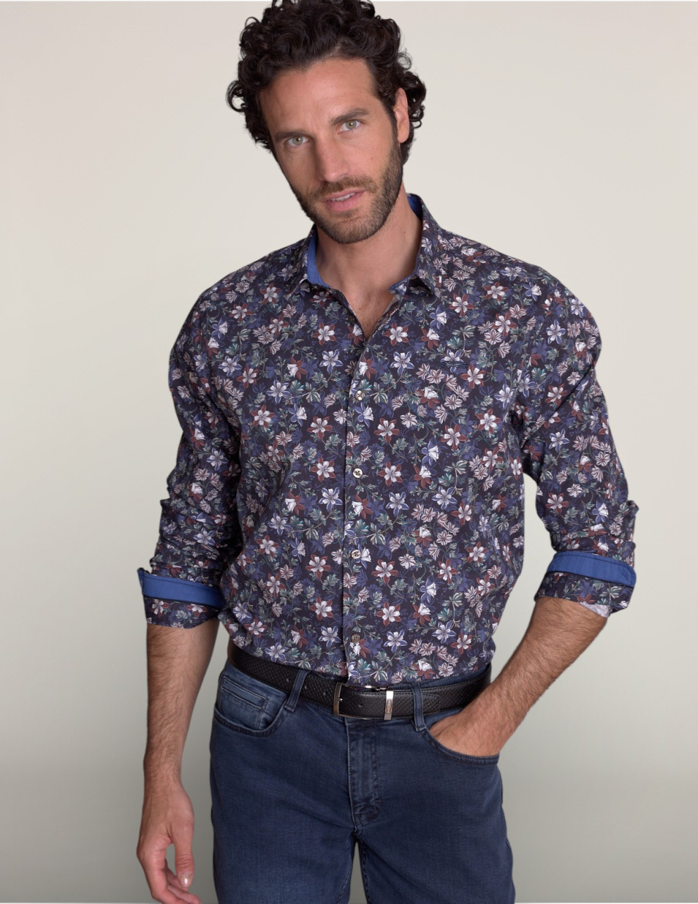 Camisa «Azul noche»