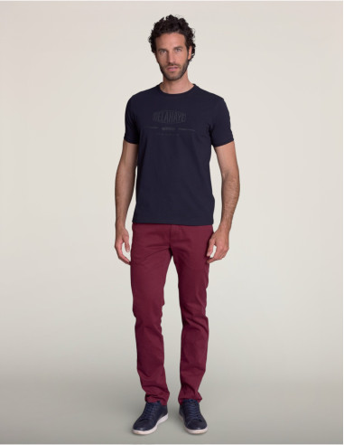 T-shirt LOVUSANTU Bleu marine