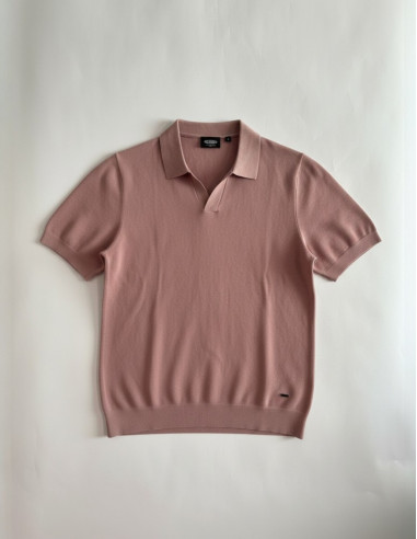 Polo in maglia rosa loto LELYNX