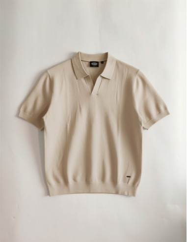 Polo en maille beige LELYNX