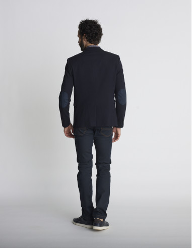 Blazer stretch bleu marine VINCENT