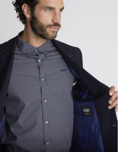 Blazer stretch bleu marine VINCENT